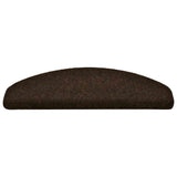 Vidaxl trapmatten zelfklevend 20 stuks 65x21x4 cm bruin halfrond groot