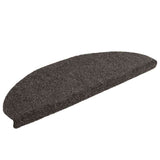 Vidaxl trapmatten zelfklevend 20 st 65x21x4 cm antraciet halfrond groot