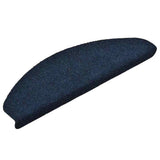 Vidaxl trapmatten zelfklevend 20 stuks 65x21x4 cm marineblauw halfrond groot
