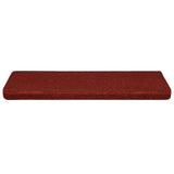 Vidaxl trapmatten zelfklevend 30 stuks 65x21x4 cm bordeaux rood rechthoekige rand