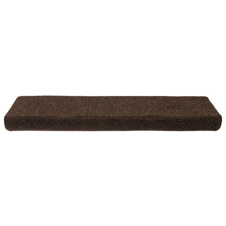 Vidaxl trapmatten zelfklevend 30 stuks 65x21x4 cm bruin rechthoekige rand