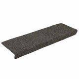 Vidaxl trapmatten zelfklevend 30 stuks 65x21x4 cm antraciet rechthoekige rand