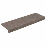 Vidaxl trapmatten zelfklevend 30 stuks 65x21x4 cm beige rechthoekige rand