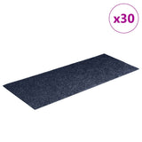 Vidaxl trapmatten zelfklevend 30 stuks 60x25 cm grijs blauw rechthoekig