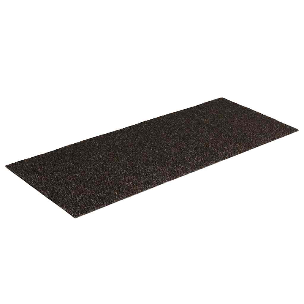 Vidaxl trapmatten zelfklevend 30 stuks 60x25 cm donkerbruin rechthoekig