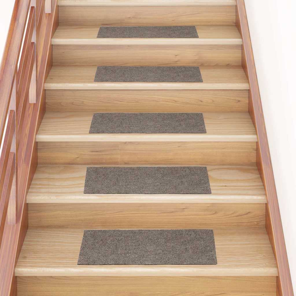 Vidaxl trapmatten zelfklevend 30 stuks 60x25 cm beige rechthoekig