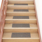 Vidaxl trapmatten zelfklevend 30 stuks 60x25 cm beige rechthoekig
