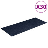 Vidaxl trapmatten zelfklevend 30 stuks 60x25 cm marineblauw rechthoekig