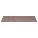 Vidaxl trapmatten zelfklevend 20 stuks 65x21x4 cm crème rechthoekige rand