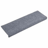 Vidaxl trapmatten zelfklevend 20 stuks 65x21x4 cm lichtgrijs rechthoekige rand