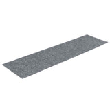 Vidaxl trapmatten zelfklevend 30 stuks 76x20 cm lichtgrijs rechthoekig