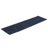 Vidaxl trapmatten zelfklevend 30 stuks 76x20 cm grijs blauw rechthoekig