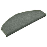 Vidaxl trapmatten 30 st 65x24x4 cm donkergroen halfrond groot