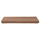 Vidaxl trapmatten 30 st 65x21x4 cm bruin rechthoekige rand