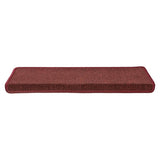 Vidaxl trapmatten 30 st 65x21x4 cm bordeaux rechthoekige rand