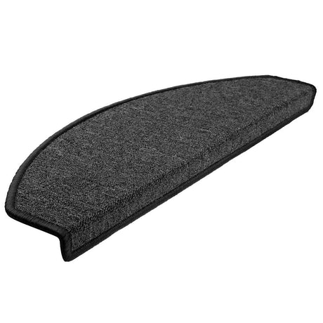 Vidaxl trapmatten 20 st 65x24x4 cm antraciet halfrond groot