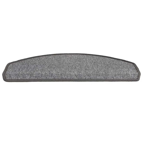 Vidaxl trapmatten 20 st 65x24x4 cm donkergrijs halfrond groot