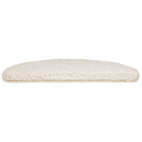 Vidaxl trapmatten 30 stuks 65x21x4 cm wit halfrond groot