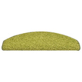 Vidaxl trapmatten 30 stuks 65x21x4 cm groen halfrond groot
