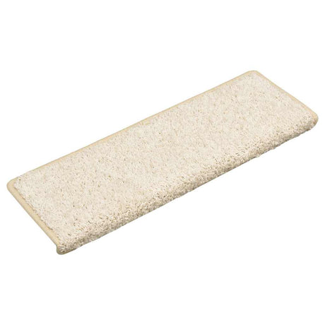 Vidaxl trapmatten 30 st 65x21x4 cm wit rechthoekige rand