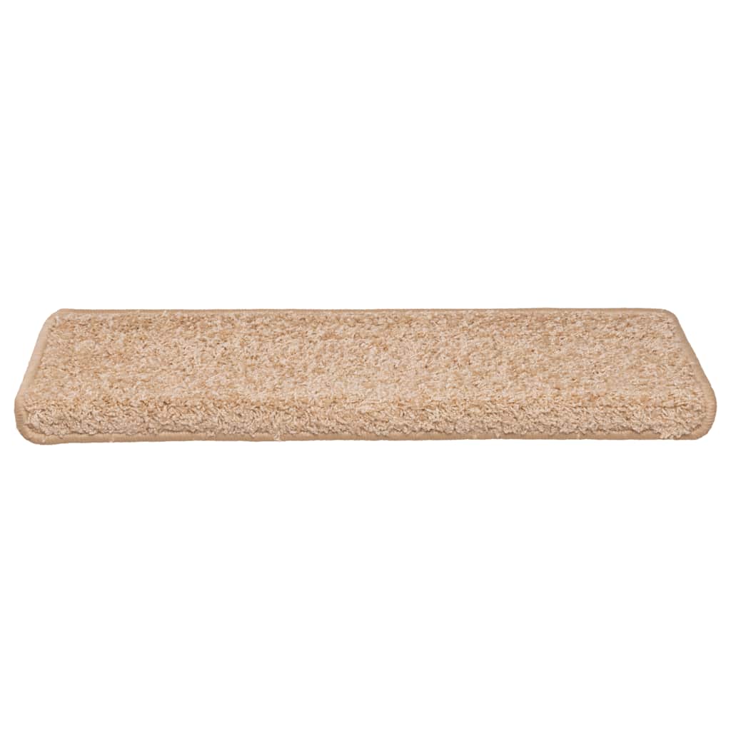 Vidaxl trapmatten 30 st 65x21x4 cm goud rechthoekige rand