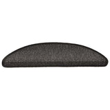 Vidaxl trapmatten zelfklevend sisal-look 30 st 56x17x3 cm antraciet