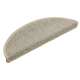 Vidaxl trapmatten zelfklevend sisal-look 30 st 56x17x3 cm lichtgroen