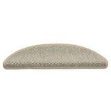 Vidaxl trapmatten zelfklevend sisal-look 30 st 56x17x3 cm lichtgroen