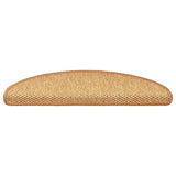 Vidaxl trapmatten zelfklevend sisal-look 30 st 65x21x4 cm sisal