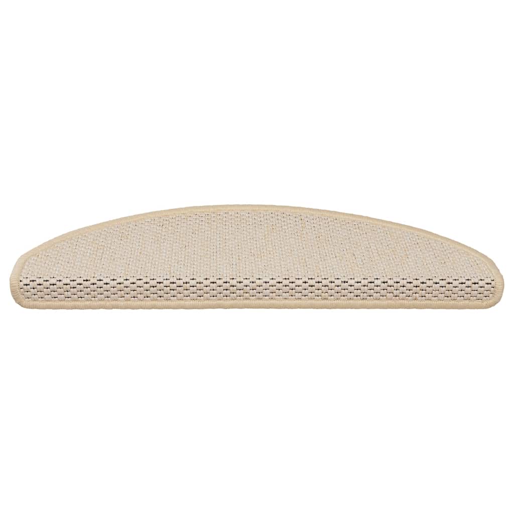 Vidaxl trapmatten zelfklevend sisal-look 30 st 65x21x4 cm berber