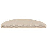 Vidaxl trapmatten zelfklevend sisal-look 30 st 65x21x4 cm berber