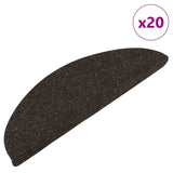 Vidaxl trapmatten zelfklevend 20 st 56x17x3 cm antraciet
