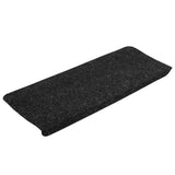 Vidaxl trapmatten zelfklevend 30 st 65x24,5x3,5 cm antraciet