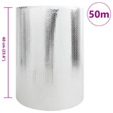 Vidaxl radiatorfolie zilver 50 x 0,6 m polyetheen