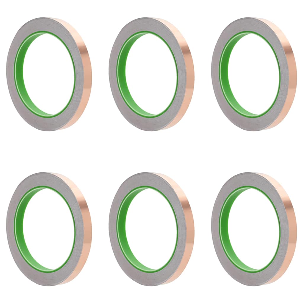 Vidaxl kopertape 6 pcs koper 2000 x 1 cm koper