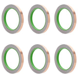 Vidaxl kopertape 6 pcs koper 2000 x 1 cm koper