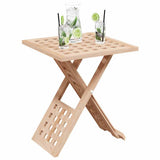 Vidaxl salontafel bruin 33 x 33 x 40,5 cm massief notenhout