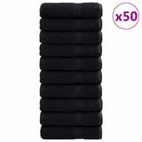 Vidaxl gastendoek solund 50 pcs zwart 50 x 100 cm 550 gsm