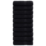 Vidaxl gastendoek solund 25 pcs zwart 100 x 150 cm 550 gsm