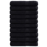 Vidaxl gastendoek solund 25 pcs zwart 80 x 200 cm 550 gsm