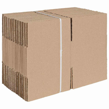 Vidaxl vouwdoos met opslag 50 st naturel 15 x 15 x 8 cm karton