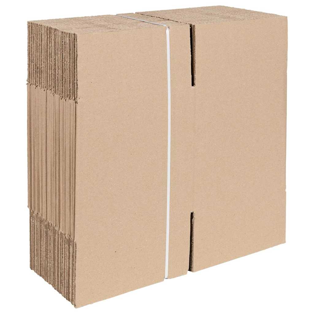 Vidaxl vouwdoos met opslag 50 pcs naturel 20 x 20 x 20 cm karton