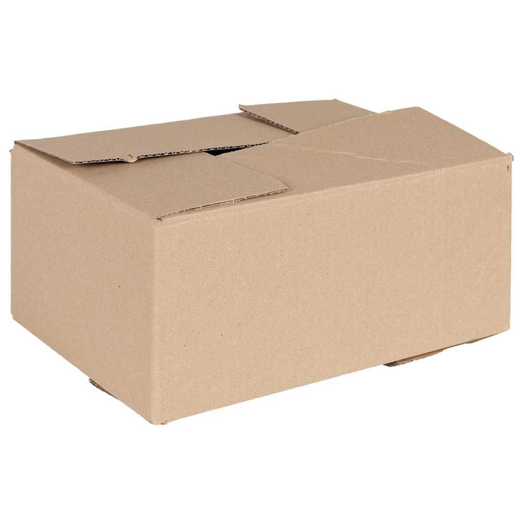 Vidaxl vouwdoos met opslag 50 pcs naturel 30 x 21,5 x 14 cm karton