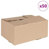 Vidaxl vouwdoos met opslag 50 pcs naturel 30 x 21,5 x 14 cm karton