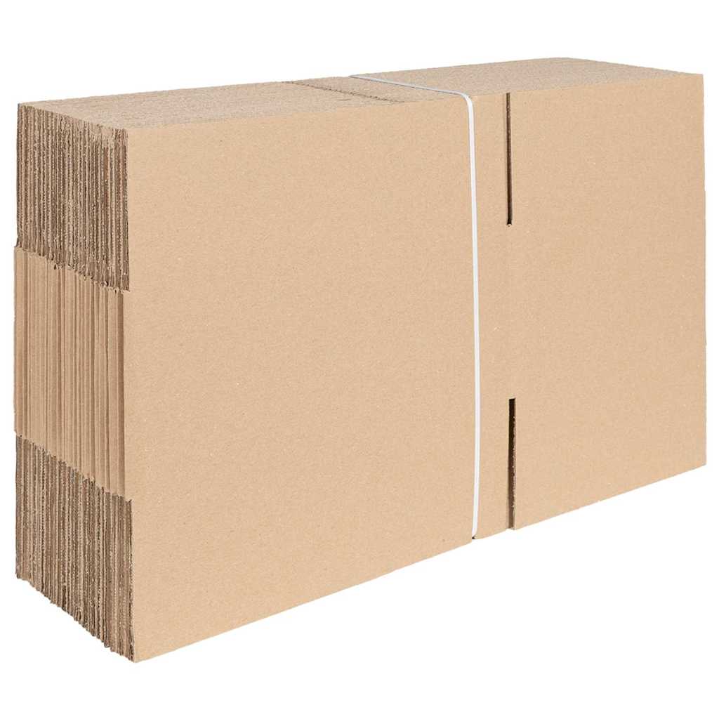 Vidaxl vouwdoos met opslag 50 pcs naturel 35 x 24 x 15 cm karton