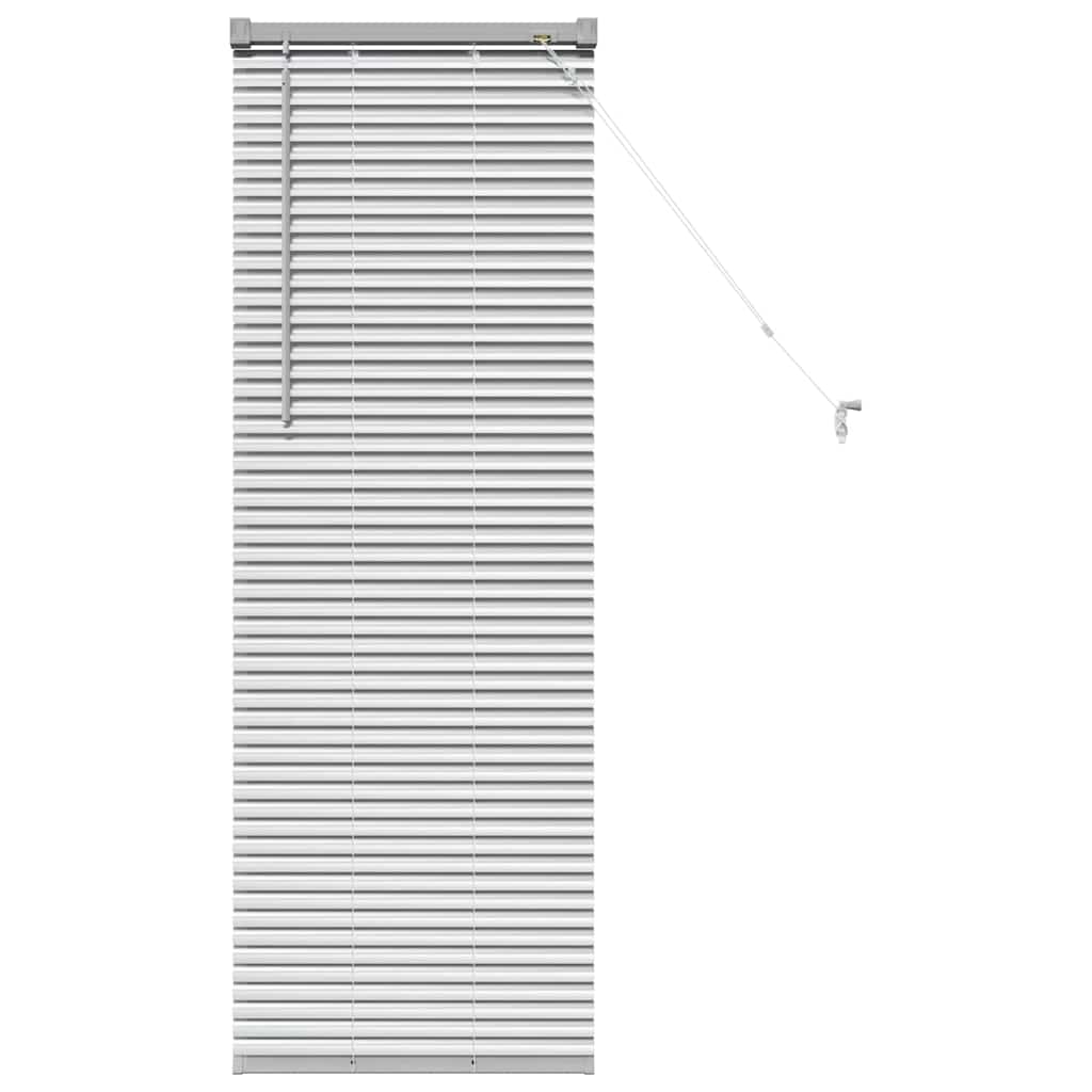 Vidaxl venetiaanse jaloezieën zilver 130 x 45 cm aluminium