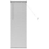 Vidaxl venetiaanse jaloezieën zilver 130 x 50 cm aluminium