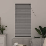 Vidaxl venetiaanse jaloezieën zilver 130 x 55 cm aluminium