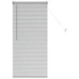 Vidaxl venetiaanse jaloezieën zilver 130 x 55 cm aluminium