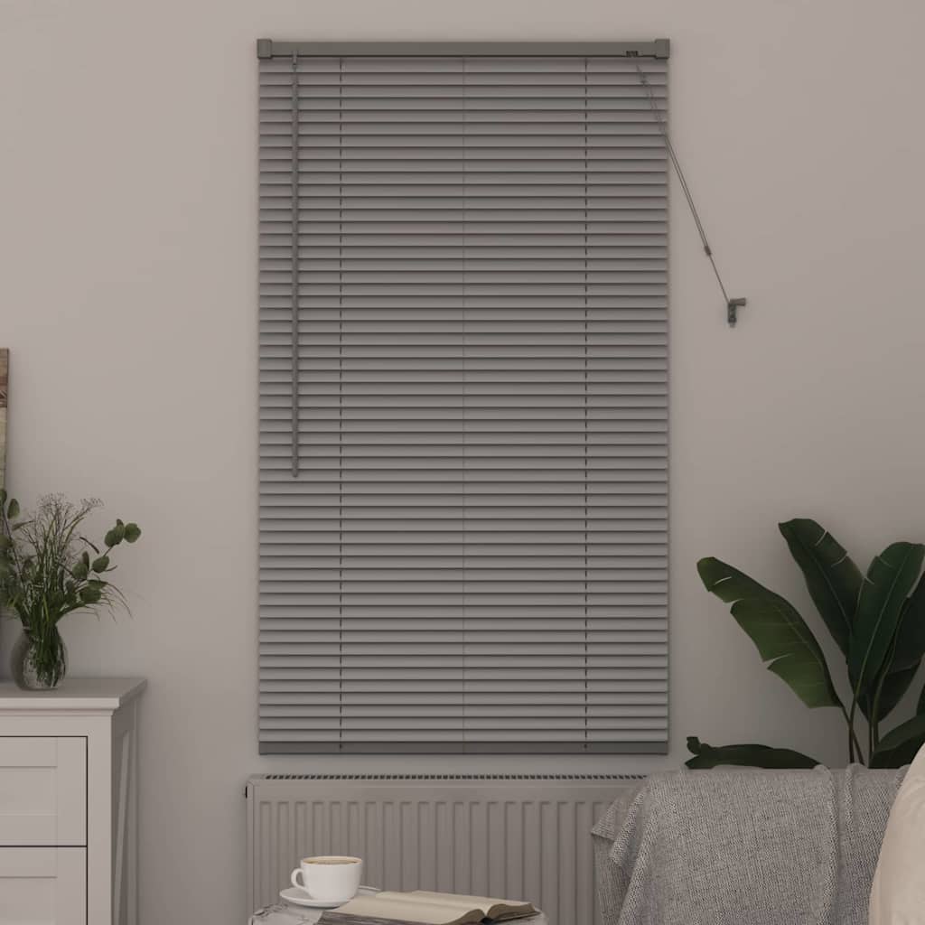 Vidaxl venetiaanse jaloezieën zilver 130 x 70 cm aluminium